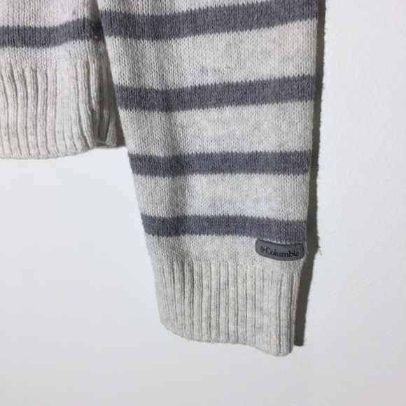 Columbia Striped Knit Sweater Cotton Wool Blend XS - Picture 3 of 4